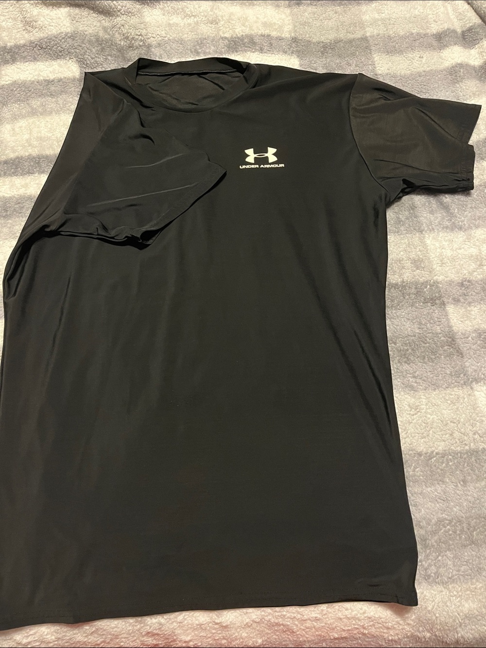 Black Under Armour Men’s Performance Shirt Short Sleeve